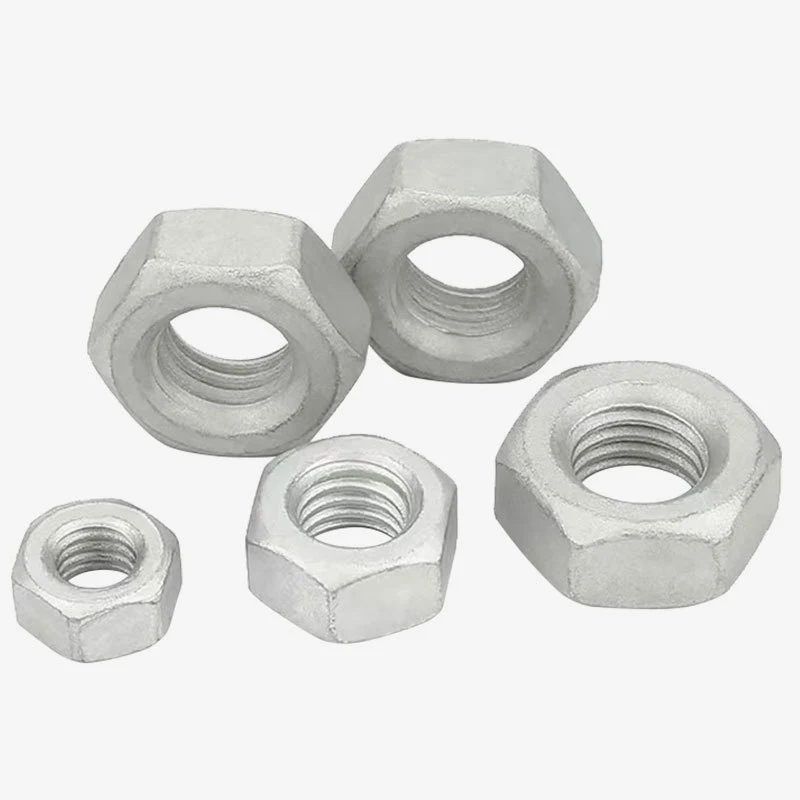 Hot-Dip Galvanized High-Strength Nuts - main product view